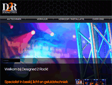 Tablet Screenshot of designed2rock.nl